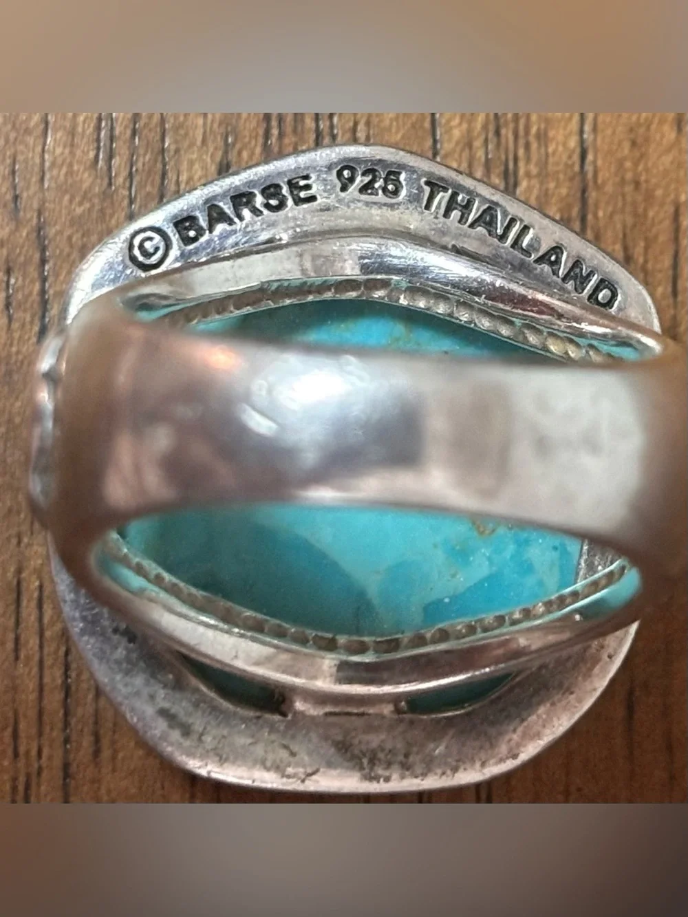 Studio Barse Turquoise Statement Ring – Sterling Silver (925) Southwestern Boho
